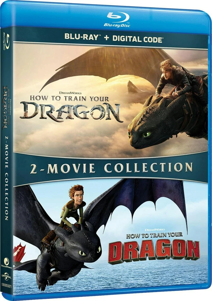 How to Train Your Dragon 2-Movie Collection - Blu-ray + Digital Blu-ray NEW Foto 3 de 4