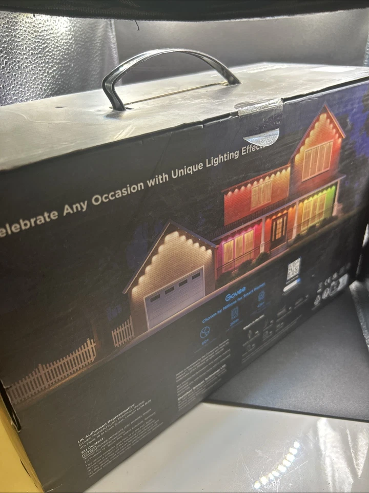 Govee 100ft RGBICW Black Version Permanent Outdoor Lights Elite - Image 2 of 2