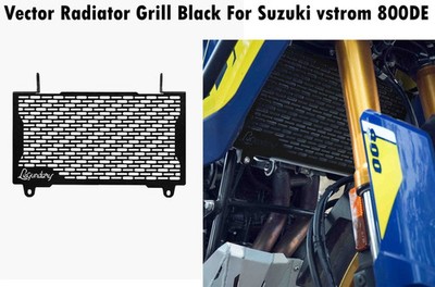 VECTOR RADIATOR GUARD BLACK FIT FOR SUZUKI V STROM 800DE