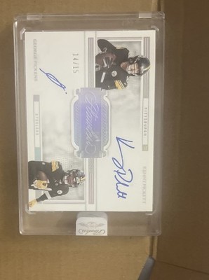 2022 Panini Flawless - Flawless Dual Autographs Kenny Pickett, George Pickens 