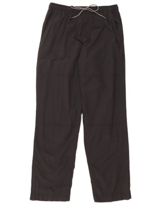 MARKS & SPENCER Herren Regular Fit Chino Hose W33 L33 Schwarz Baumwolle DW05