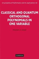 Classical And Quantum Orthogonal Polynomials In One Variable Mourad E. H. Ismail