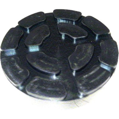 JM-Products Gummiauflage für Ravaglioli - 100 mm Durchmesser, 20 mm hoch