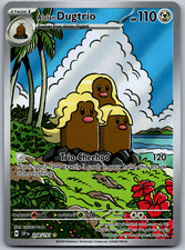 Alolan Dugtrio Illustration Rare SV08: Surging Sparks Holo 208/191 NM on eBay