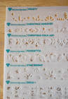 Diamond Press Happy Holidays Clear Texture Paste, 6 Stencils & Ink KIT ~ 70%OFF! — photo 3