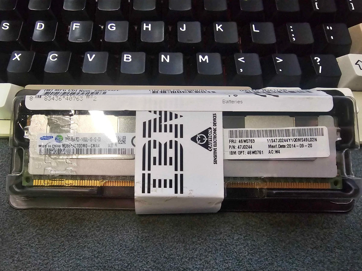 中古】IBM純正 Micron製 16GB メモリー PC3-14900R PC3-14900 Bus