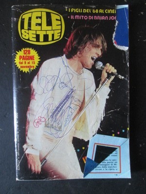 TELE SETTE 46 1980 MIGUEL BOSE BRIAN JONES SID VICIOUS ROBERTA PALADINI [P48]