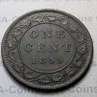 1859 Canada Large Cent — photo from another recent sale