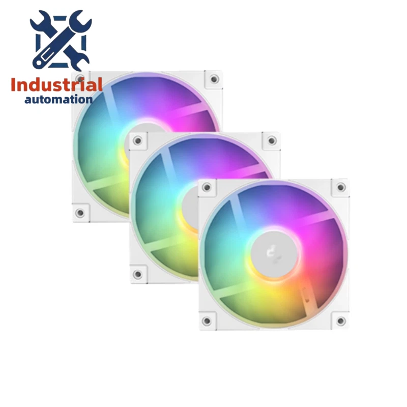 DeepCool FD12 ARGB White Triple Pack-3IN1 Performance 120mm ARGB LED PWM Fan NEW - Image 2 of 3