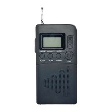 Portable AM/FM Rechargeable Mini LCD Digital Portable Radio Music Player Speaker