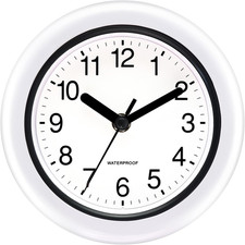 17 Cm Outdoor Uhr Garten Wasserfest, Gartenuhr Außen Wetterfest, Leicht Ablesbar