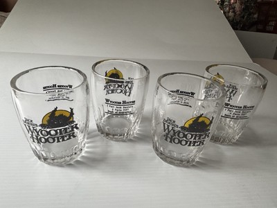 Set of 4 JACK DANIELS WYOOTER HOOTER HighBall Whiskey Glass Recipe On Back