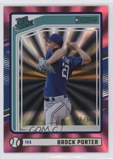 2024 Panini Donruss Rated Prospects Pink Laser 45/50 Brock Porter #151 1c9a