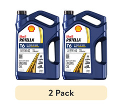 (2 pack) Shell Rotella T6 Full Synthetic 5W-40 Diesel Engine Oil, 1 Gallon 48.92 per gallon