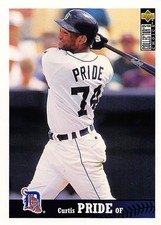 Curtis Pride 1997 Collector's Choice 107  Detroit Tigers  Baseball Card