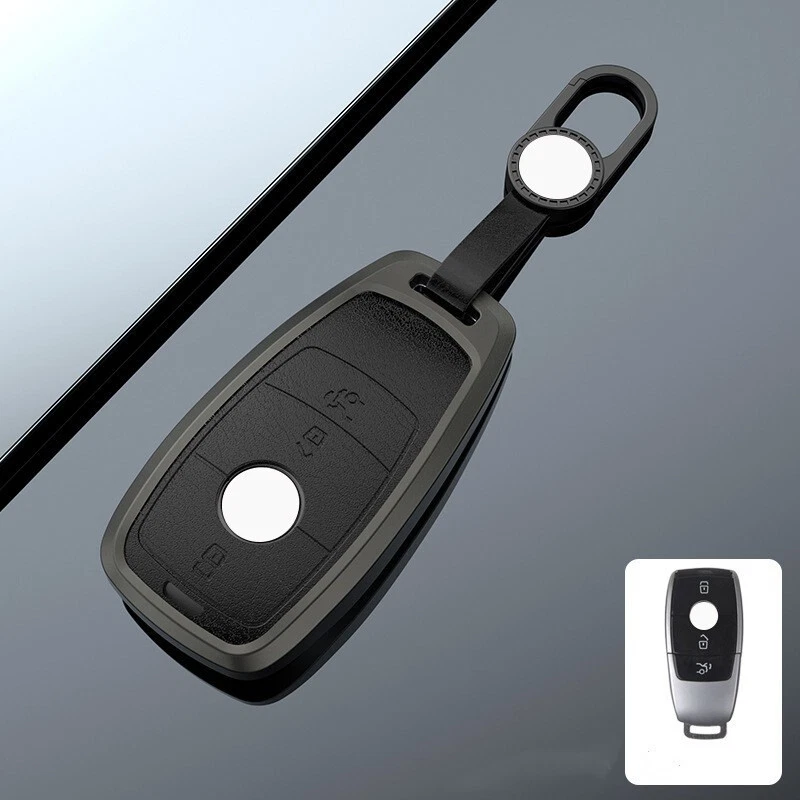 Funda Carcasa Llavero Coche Aleación Zinc Para Mercedes Benz E300 E400 E250 E350 C260 AMG Foto 3 de 4