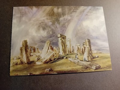 John Constable Kunst Postkarte, Stonehenge, unbesendet