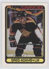 1990-91 O-Pee-Chee Greg Adams #106 0c4