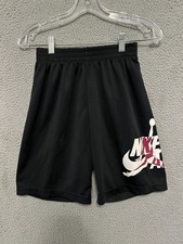Nike Air Jordan Boys Shorts Size Large basketball Black 12-13 years Stretch Kids