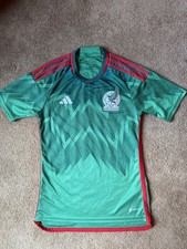 Adidas Mexico National Football Team Jersey Size Small Green HD6899 Slim 22/23