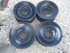 Set Of 4 Military Steel Wheels Fits Chevydodge 8-bolt Pattern 6.0x 16.0 In Set Of 4 Military Steel Wheels Fits Chevydodge 8-bolt Pattern 6.0x 16.0 In