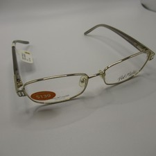 Bob Mackie Eyeglass Frames B101 Gold Swarovski Crystals 54-16-142 Womens