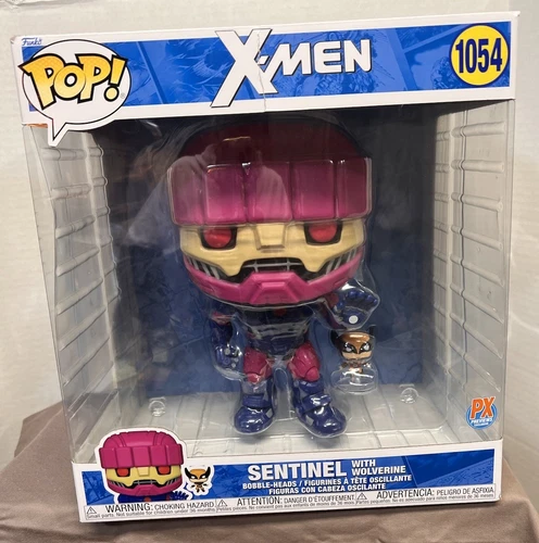X-Men Sentinel with Wolverine Jumbo Pop! Vinyl Figure #1054