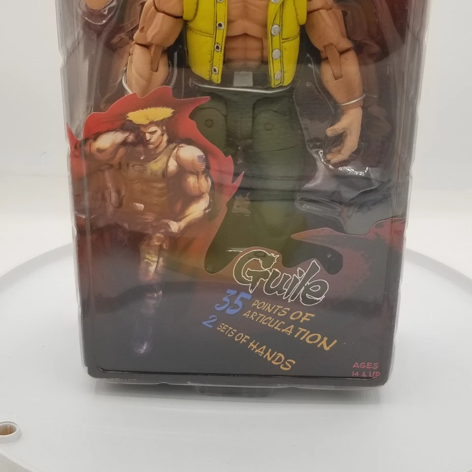 Street Fighter IV 4 GUILE 2009 SDCC Exclusivo AUTÉNTICO Capcom 20 Aniversario Foto 2 de 4