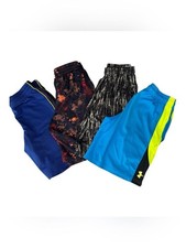Under Armour - Nike - Various Brand 5 pair bundle of Boys' Athletic Shorts
