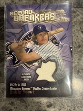 2003 Topps Record Breakers Relics Robin Yount. Milwakee Brewers #RBR-RY.
