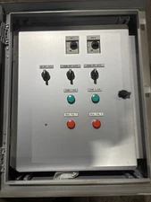 ABS Industrial Dual Pump Control Panel 460v 7.5 HP 3 PH Dual Pump Unused