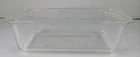 Vintage PYREX 213 Clear Glass Loaf Pan Bread Baking Dish 1.5 Qt  10"x5"x3"