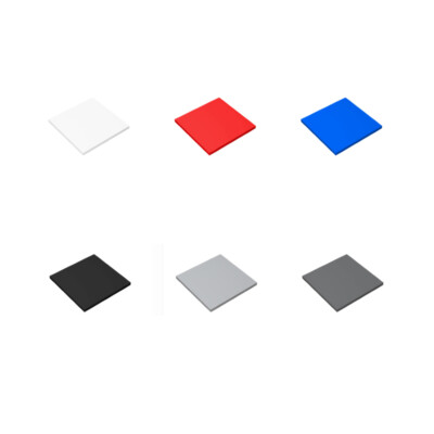 NEW~20x 10202 Tile 6x6 with Bottom Tubes 100% Compatible Bricks, Pieces & Parts