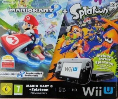 LEERKOARTON Nintendo Wii U MarioKart 8 Splatoon LEERE Leerverpackung OHNE INLAYS