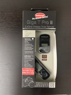 Hahnel Giga T Pro II Wireless Interval Timer and Remote Control Nikon New Nip