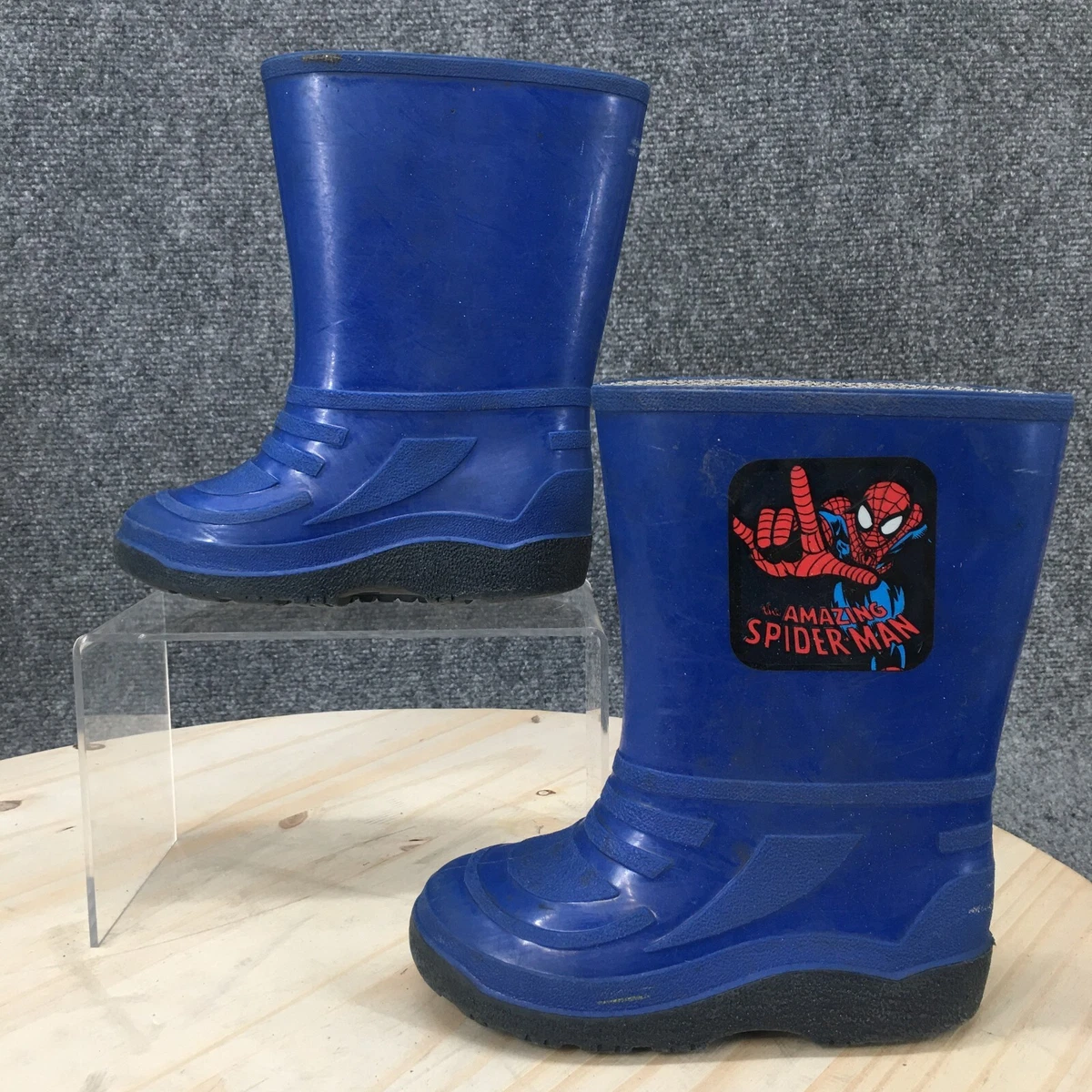 Toddler boy online spiderman rain boots