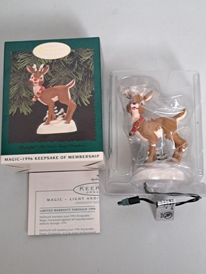 Hallmark Keepsake Ornament - Rudolph The Red-Nosed Reindeer 1996 Club Exclusive
