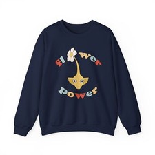 Cute Red Blue Yellow Pikmin Flower Power Unisex Heavy Blend Crewneck Sweatshirt 