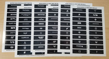 Playstation DualShock 4 Light Bar Decal lot - 6 sheets of 20 each 120 total 