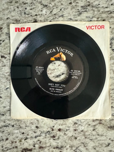 Elvis Presley - She's Not You/Just Tell Her Jim Sa OG 45 RPM, RCA, 47-8041, 1962