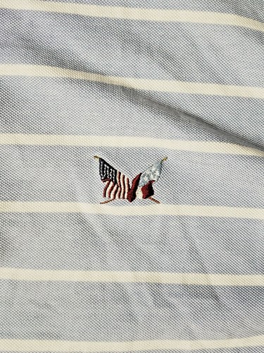 Polo Golf Ralph Lauren Pima Cotton Polo American Flag XL - Picture 2 of 3
