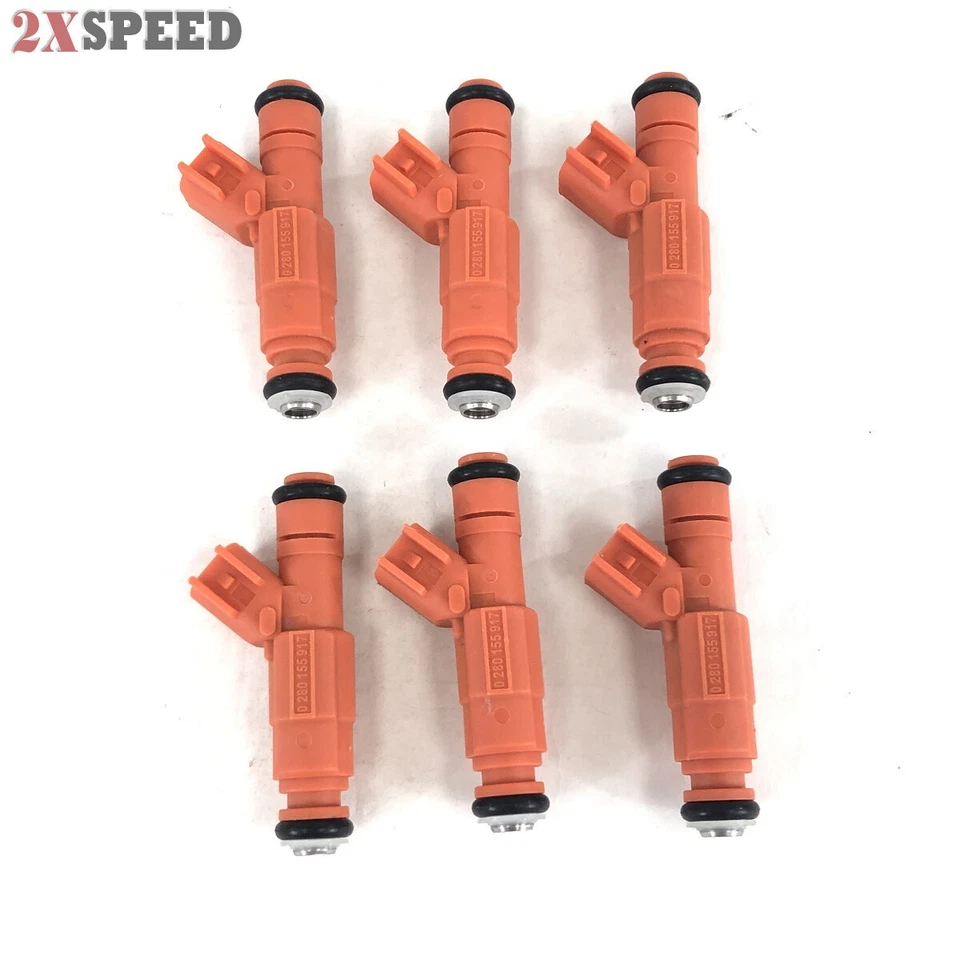 6 peças injetor de combustível para 03-04 Ford Crown Victoria/Lincoln Town Car 4.6L V8 - Imagem 2 de 4