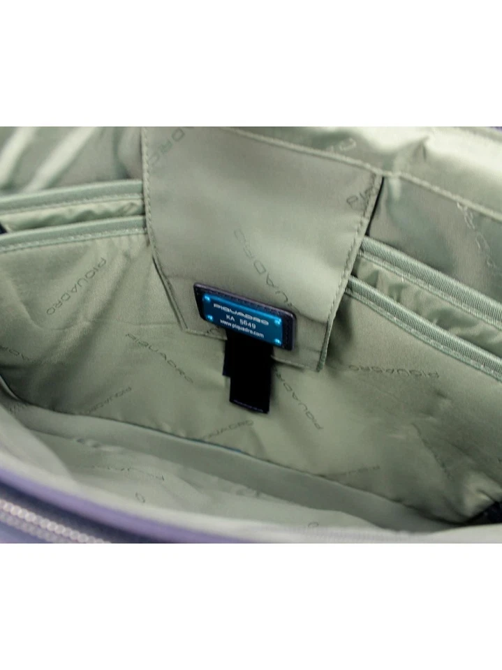 dossier Piquadro CA3111LK2 Sac bandoulière homme cuir bleu - Photo 2/4