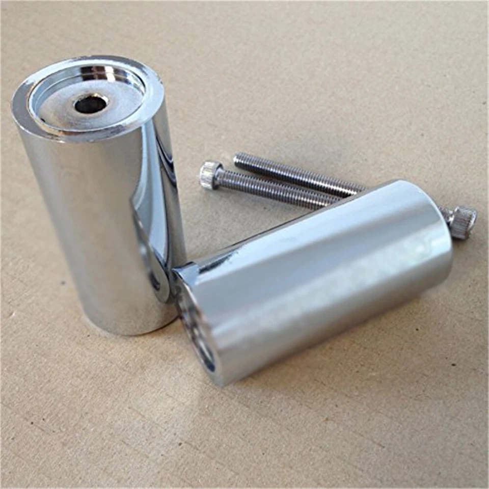 Extremos de barra de tocho largos personalizados de 3" para Suzuki Hayabusa GSXR1300 1999-2014 cromados Foto 2 de 3