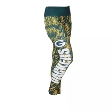 Green Bay Packers Women's Static Rain Leggings - Size Medium - New