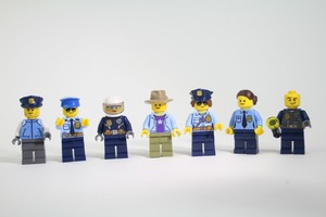 lego police minifigures