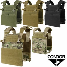 Condor 201079 Tactical MOLLE PALS Hook and Loop VAS Vanquish Plate Carrier Vest