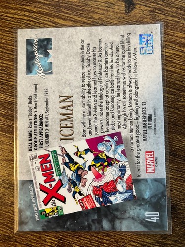 Marvel Masterpieces '92 Platinum NM/M (2 Card Minimum Purchase) - Picture 57 of 125