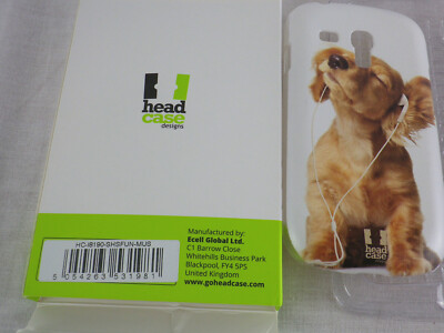 Schutzhülle Head Case Welpe hört Musik Samsung Galaxy S3 mini i8190 ri601