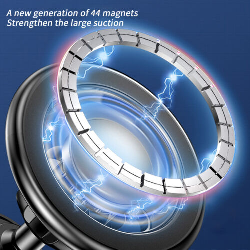 360° Rotation Strong Magnetic Mag Safe Air Vent Car Mount Dashboard Phone Holder - Picture 18 of 41